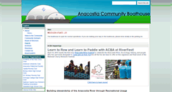 Desktop Screenshot of anacostiaboathouse.org