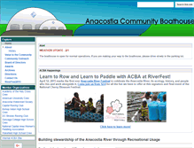 Tablet Screenshot of anacostiaboathouse.org